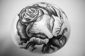 Rose - pamplemousse tatoué - 2018